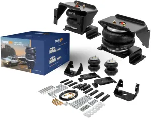 TORQUE Air Suspension Bags Kit with Internal Jounce Bumper for 1999-2025 Ford F550, 2007-2025 Dodge Ram 4500 5500 Cab-Chassis only 2WD 4WD F-550 Rear Helper Bag, Up to 7,500 lbs Load Capacity(TR75404)
