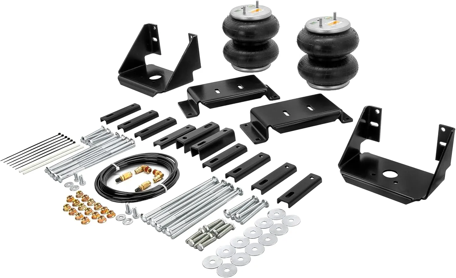 TORQUE Air Suspension Bags Kit with Internal Jounce Bumper for 1999-2025 Ford F550, 2007-2025 Dodge Ram 4500 5500 Cab-Chassis only 2WD 4WD F-550 Rear Helper Bag, Up to 7,500 lbs Load Capacity(TR75404)