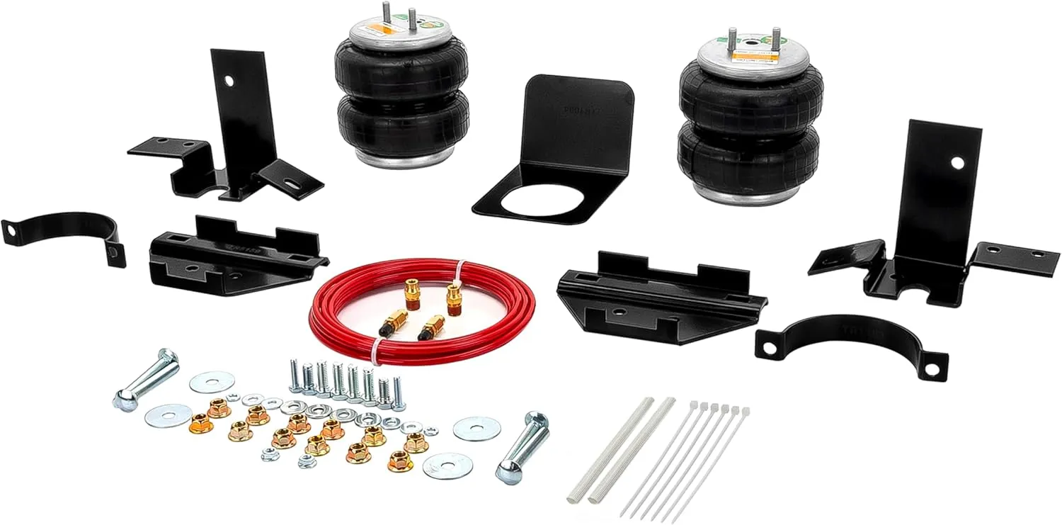 TORQUE Airbag Air Bag Suspension Kit for 1992-1999 GMC and Chevrolet Chevy Suburban 1500 2500 2WD 4WD Rear Helper Bag Spring Towing 5000 lbs (Replaces Firestone Ride Rite 2101) (TR2101)