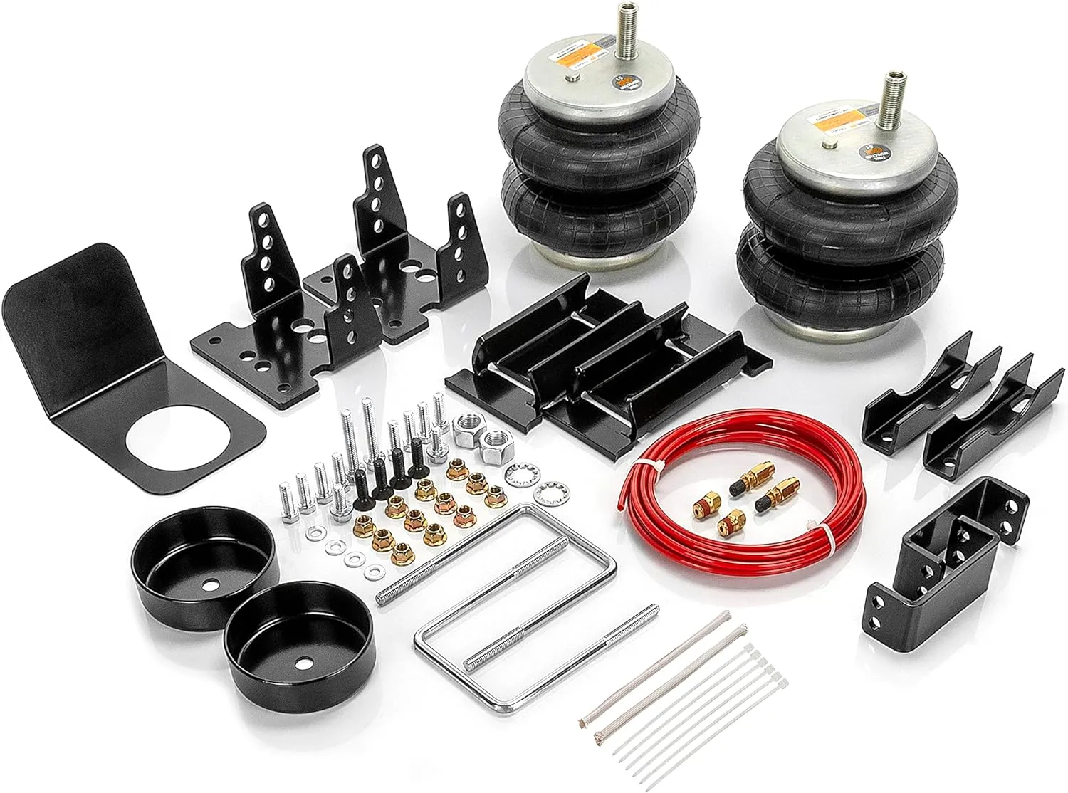 TORQUE Airbag Air Bag Suspension Kit for 2003-2013 Dodge Ram 2500, 2003-2012 Dodge Ram 3500, 2006-2008 1500 Mega Rear Helper Bag Spring Towing 5000 lbs (Replaces Firestone Ride Rite 2299) (TR2299)