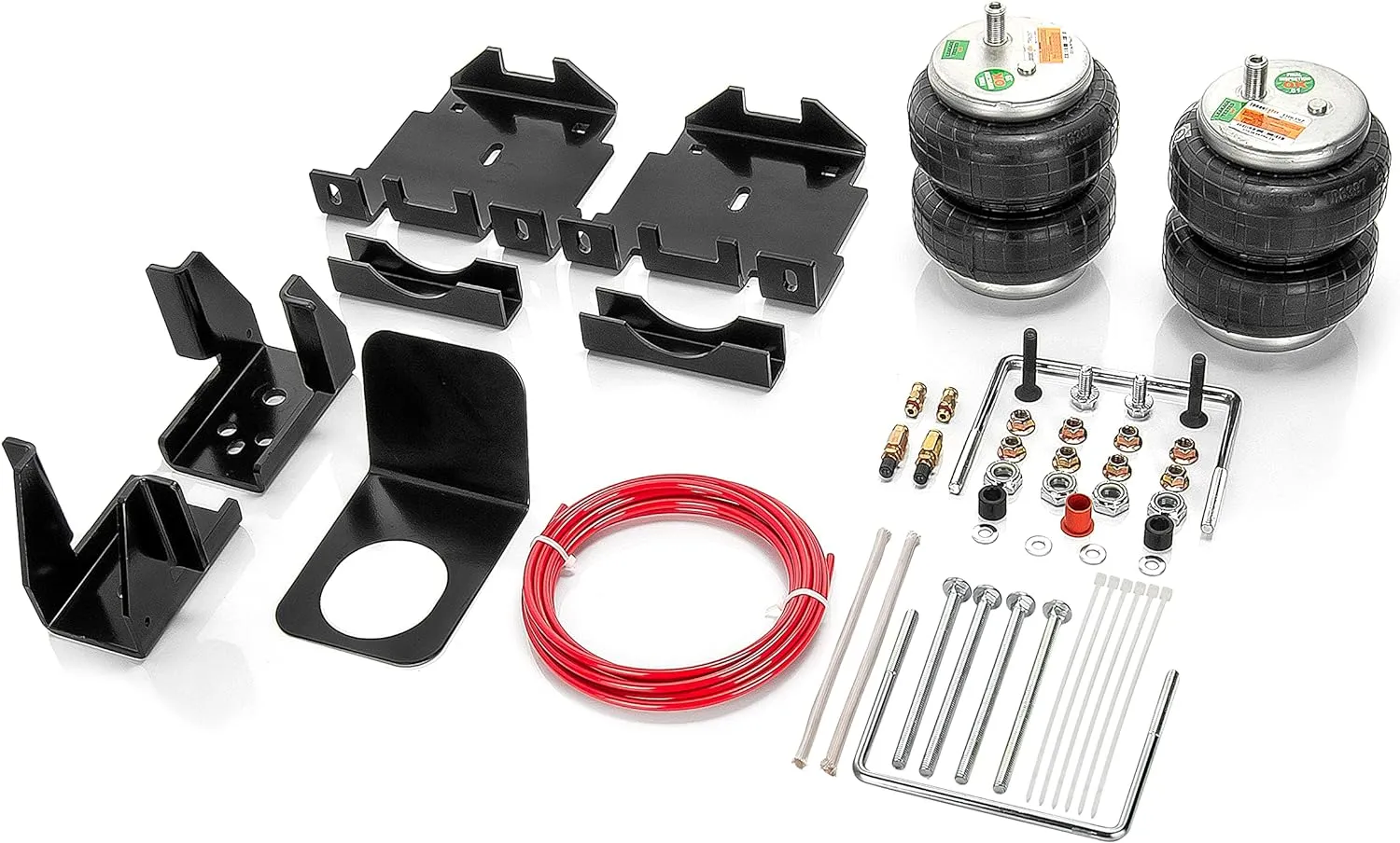 TORQUE Airbag Air Bag Suspension Kit for 2007-2018 Chevrolet Chevy Silverado 1500 and GMC Sierra 1500 2WD 4WD Rear Helper Bag Spring Towing 5000 lbs (Replaces Firestone Ride Rite 2430) (TR2430)
