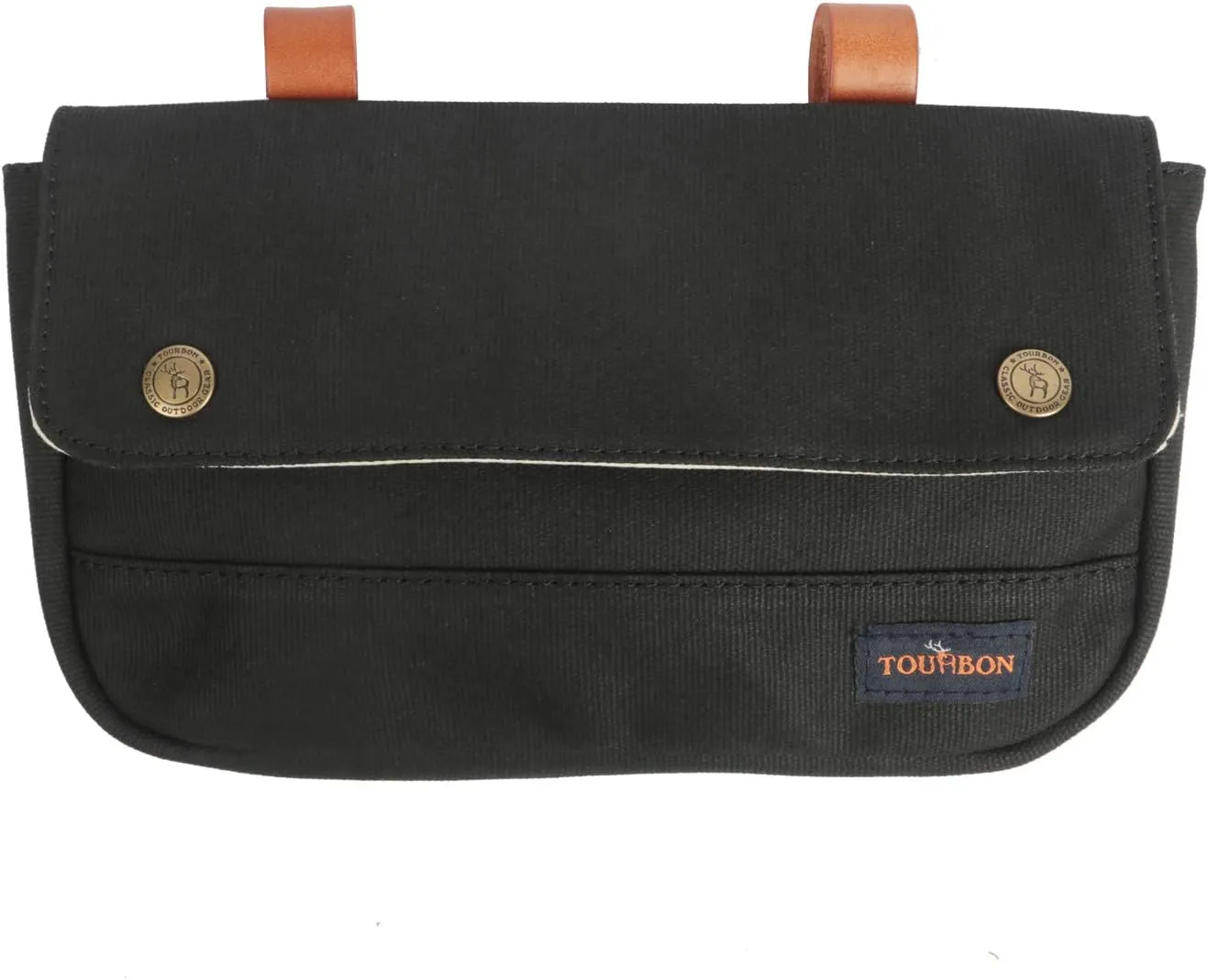 TOURBON Bike Handlebar Bags, Bike Bags, Waterproof Canvas