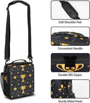 Trophy Star Victory Lunch Bag Insulated Reusable Lunch Box Portable Cooler Meal Tote Bag for Women Men Work Picnic Travel