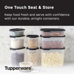 Tupperware One Touch Fresh Seal & Store 9-Container Food Storage Set - Dishwasher Safe & BPA Free - (9 Containers   9 Lids)