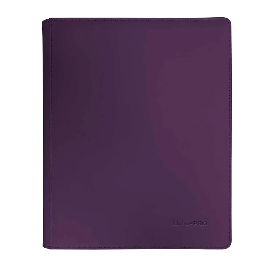 Up Vivid - Ultra Pro: Vivid Collection: 9-Pocket Zippered Pro-Binder: Midnight Plum Pre-Order