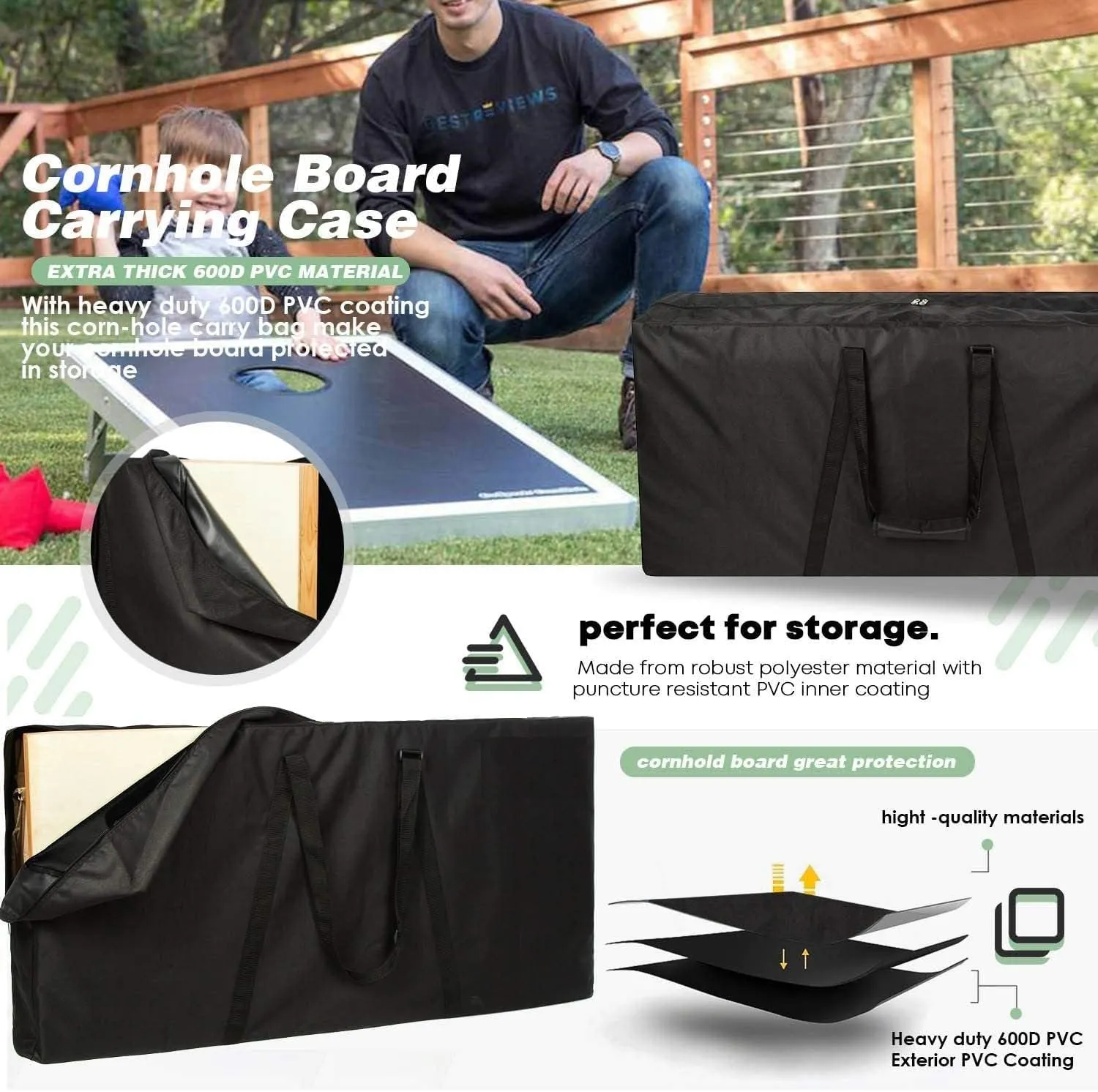 US Navy Cornhole Boards - Choose Your Options, Includes 2 Boards and 8 Bags