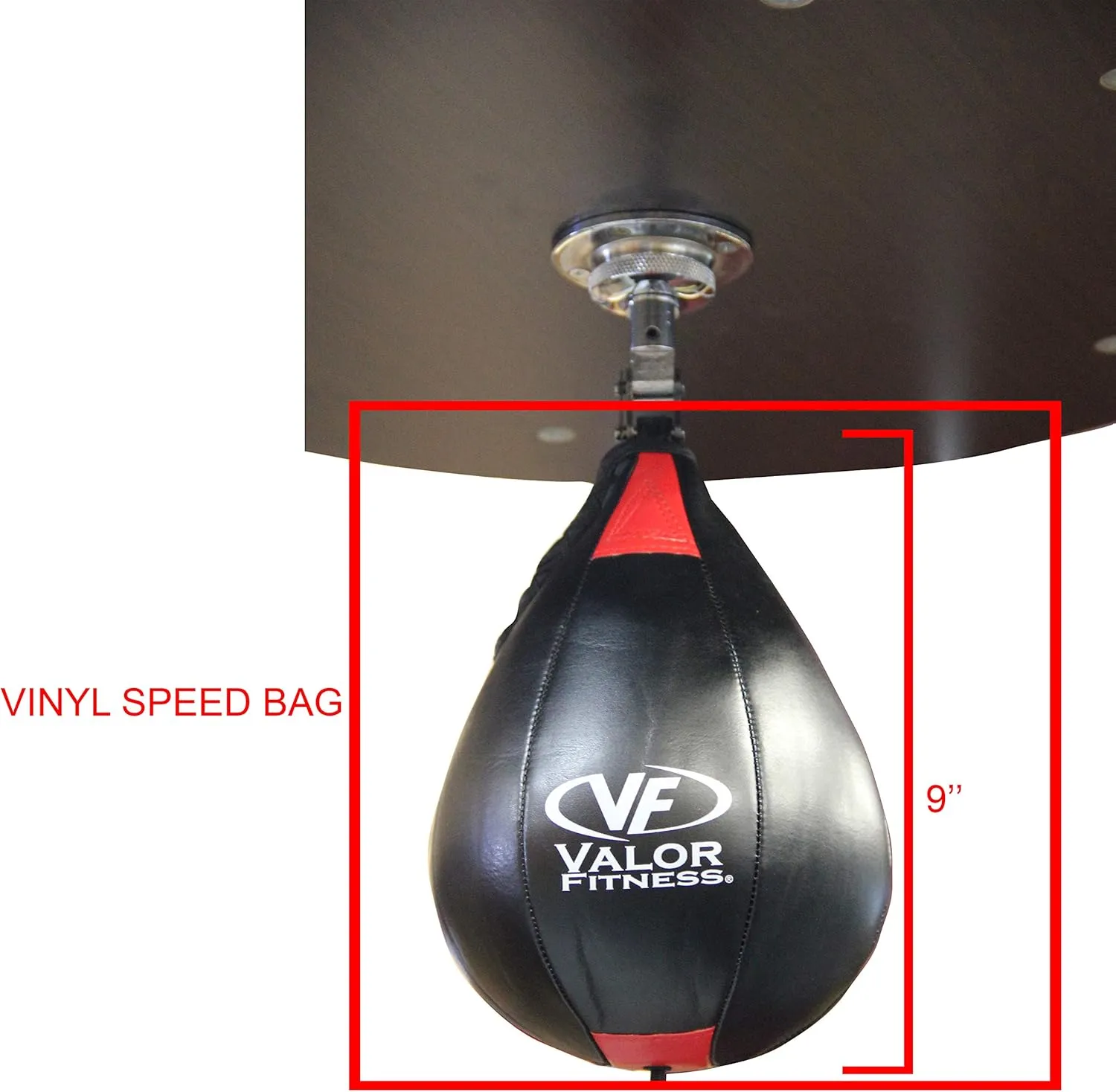 Valor Fitness Boxing Speed Bag Platform with Wheel Crank for Easy Adjustment, Speed Bag Included