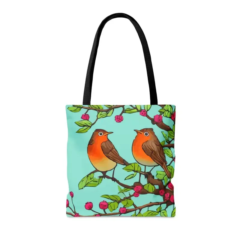 Vibrant Bird Tote Bag in 100% Polyester