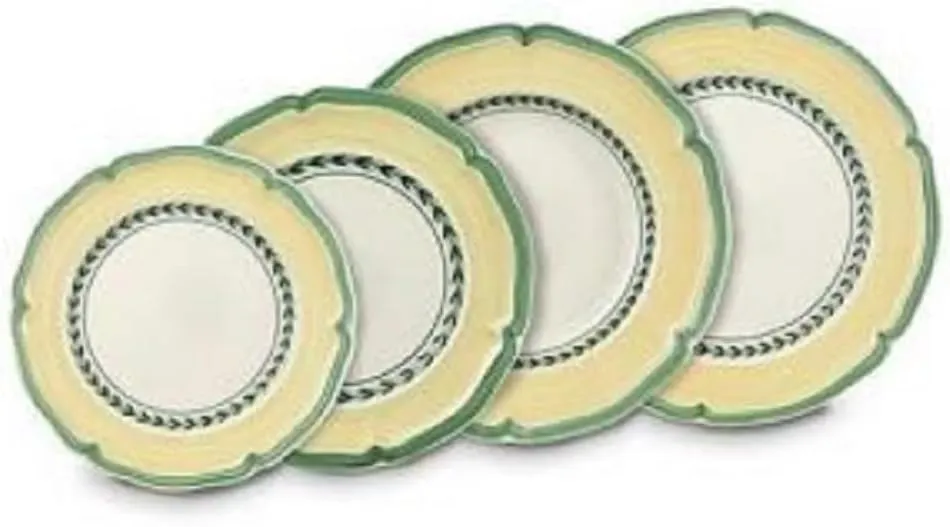 Villeroy & Boch French Garden Vienne Dinner Plate, 10.25 in, Premium Porcelain, White/Multicolored