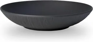 Villeroy & Boch Manufacture Rock Pasta Bowl, 9.5 in, Premium Porcelain, Gray