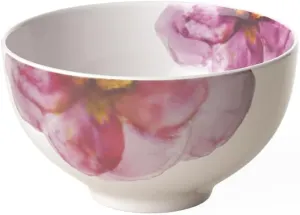 Villeroy & Boch Rose Garden Bowl, 5.5 in, Premium Porcelain, Made in Germany, White/Pink