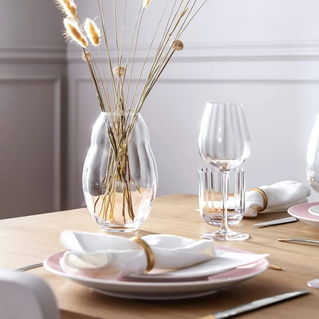 Villeroy & Boch - Rose Garden Coupe Dinner Plate, 28.5 x 28.5 x 3.5cm, Premium Porcelain, Pink