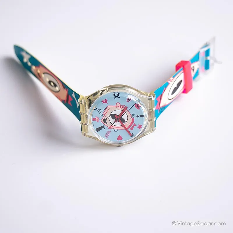 Vintage 1991 Swatch GK139 GULP Watch | Retro Swatch Gent Watch