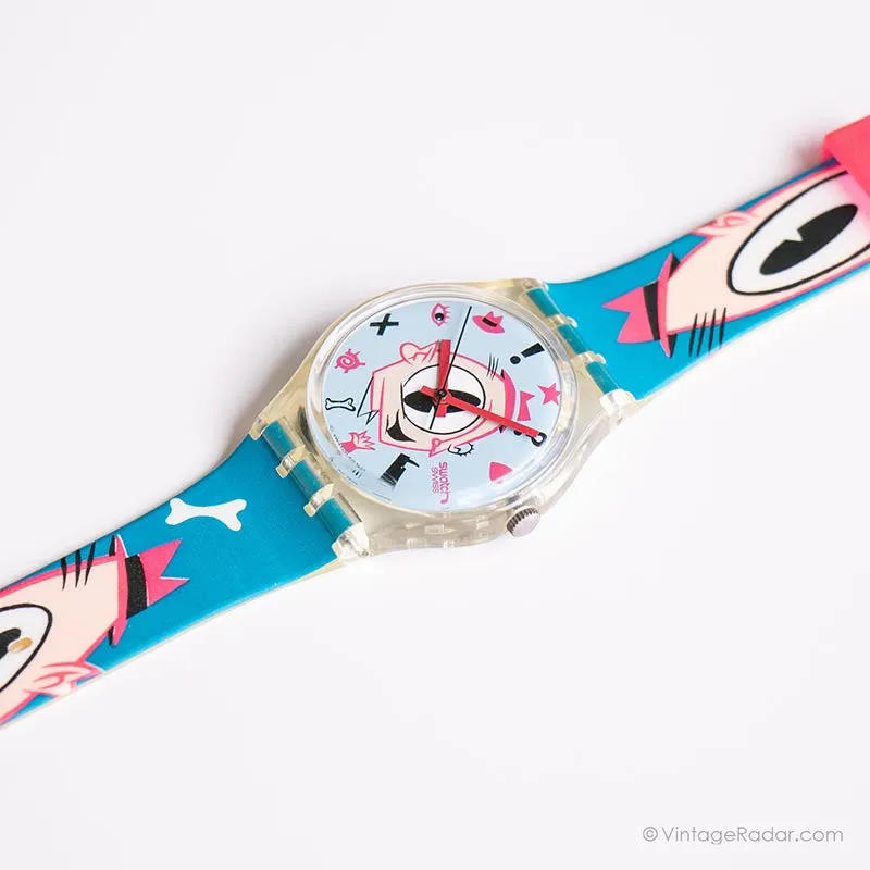 Vintage 1991 Swatch GK139 GULP Watch | Retro Swatch Gent Watch