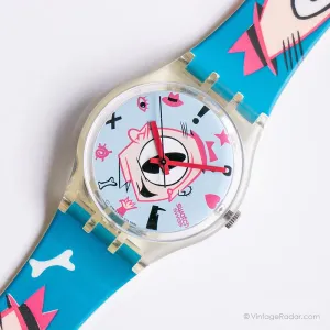 Vintage 1991 Swatch GK139 GULP Watch | Retro Swatch Gent Watch