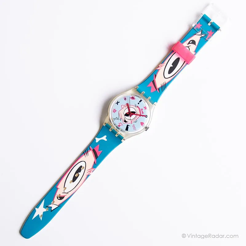 Vintage 1991 Swatch GK139 GULP Watch | Retro Swatch Gent Watch