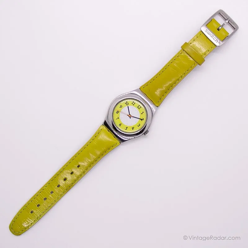 Vintage 1996 Swatch YLS105 PISTACCHIO Watch | Green Swatch Irony
