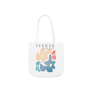 Vintage Flower Market Rainbow Pastel Tote