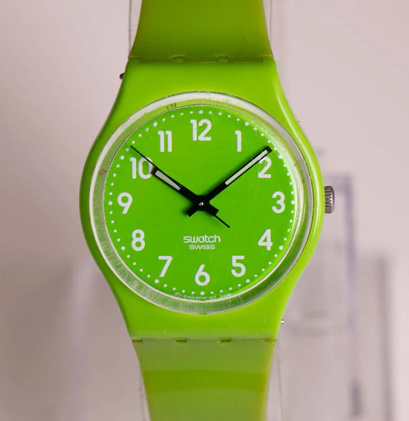 Vintage LEMONGRASS GG204 Swatch Watch | 2009 Swatch Originals Gent