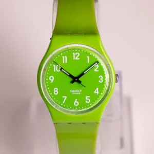 Vintage LEMONGRASS GG204 Swatch Watch | 2009 Swatch Originals Gent