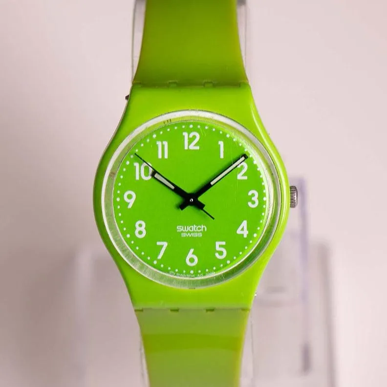 Vintage LEMONGRASS GG204 Swatch Watch | 2009 Swatch Originals Gent