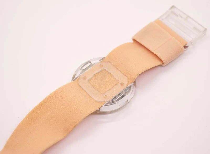 Vintage PWZ108 LEAF Pop Swatch Watch | 1990s Pop Swatch Collection
