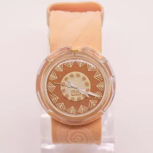 Vintage PWZ108 LEAF Pop Swatch Watch | 1990s Pop Swatch Collection