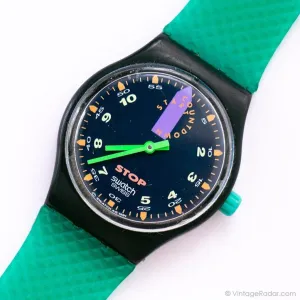 Vintage Swatch Chronograph SSB100 JESS RUSH Watch | 1991 Stop Swatch
