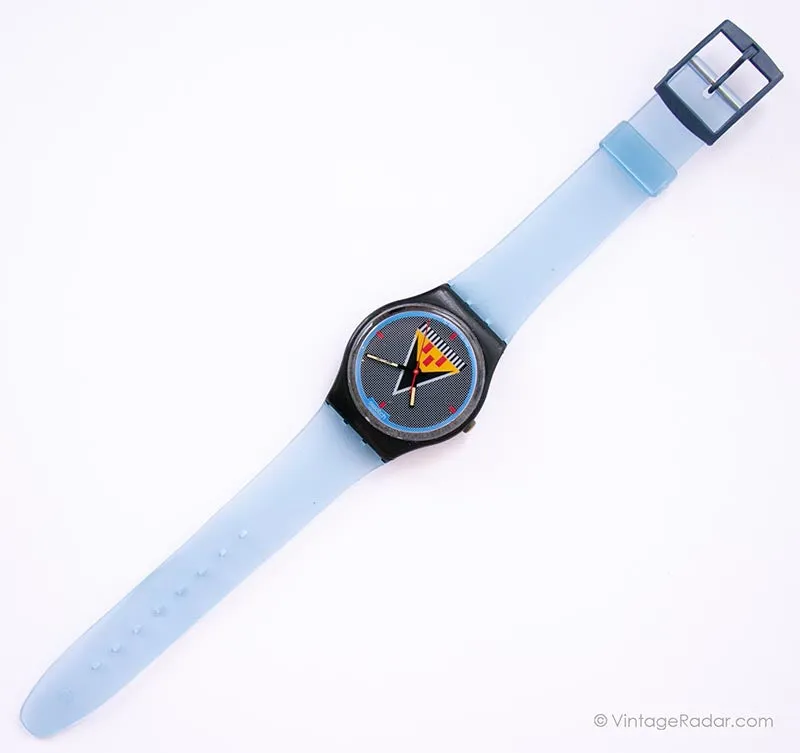 Vintage Swatch GB110 LANCELOT Watch | RARE 1986 Swatch Gent Model