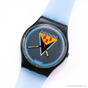 Vintage Swatch GB110 LANCELOT Watch | RARE 1986 Swatch Gent Model