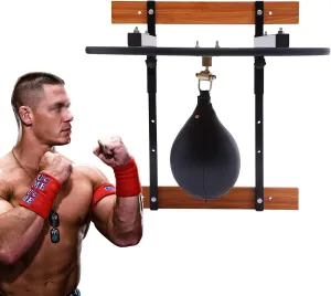 Wall Punching Bag, Speed Bag Stand Speed Bag Platform Speed Bags for Boxing Wall-Mounted Adjustable Speed Bag Platform Kit Swivel Punching Fitness Training