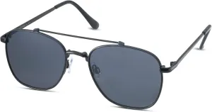 Weatherproof Vintage Designer Sunglasses for Men, UV400 Protection, Durable Metal Square Aviator Frame