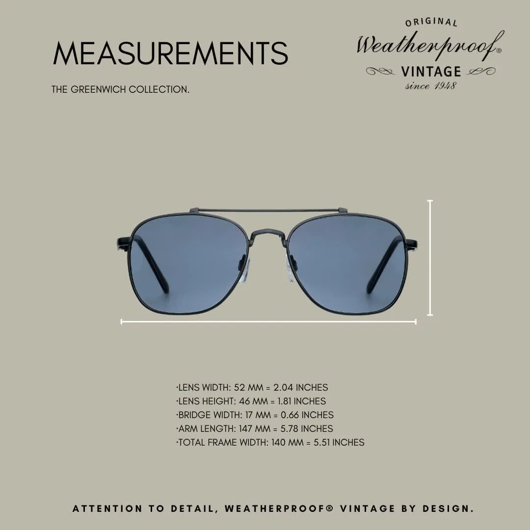 Weatherproof Vintage Designer Sunglasses for Men, UV400 Protection, Durable Metal Square Aviator Frame