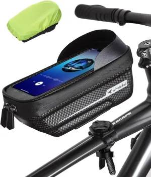 whale fall Portable Bike Bag, Sturdy/Waterproof, Bike Phone Mount, Bike Accessories, Phone Holder for Bike, Germany Bayer 0.25mm TPU for Phones up to 6.9''
