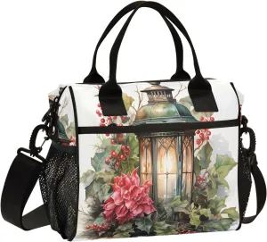 Women Cooler Bags Lunch Bag Reusable Insulated Lunch Bags Lamp Crossbody with Shoulder Strap Adults S