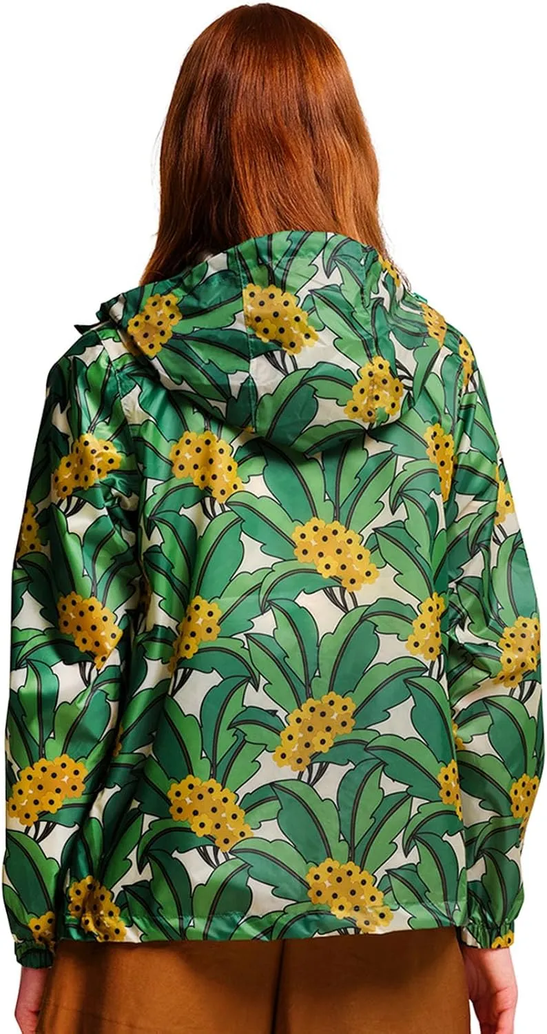 Womens Orla Kiely Lightweight Waterproof Pack-It Packable Jacket Coat