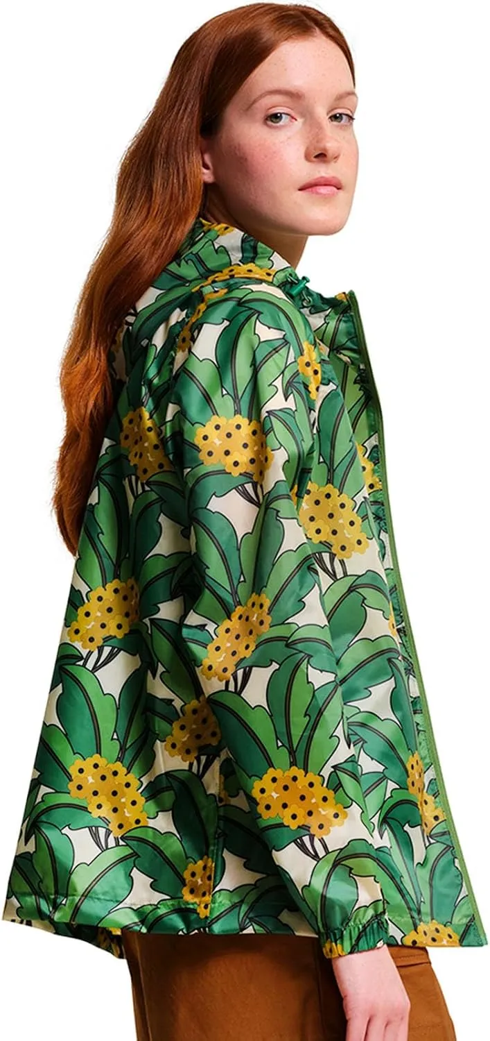 Womens Orla Kiely Lightweight Waterproof Pack-It Packable Jacket Coat