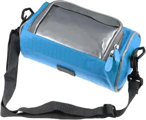 X AUTOHAUX Bike Handlebar Bag with Touch Screen Phone Holder Front Storage Bag for Road and Mountain Bikes