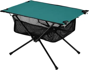 xigua Green Folding Camping Table,Portable Camp Table with Carry Bag Beach Table Folding Table for Picnic, Camp,Party,Travel76