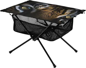 xigua Tiger Eyes Folding Camping Table,Portable Camp Table with Carry Bag Beach Table Folding Table for Picnic, Camp,Party,Travel249