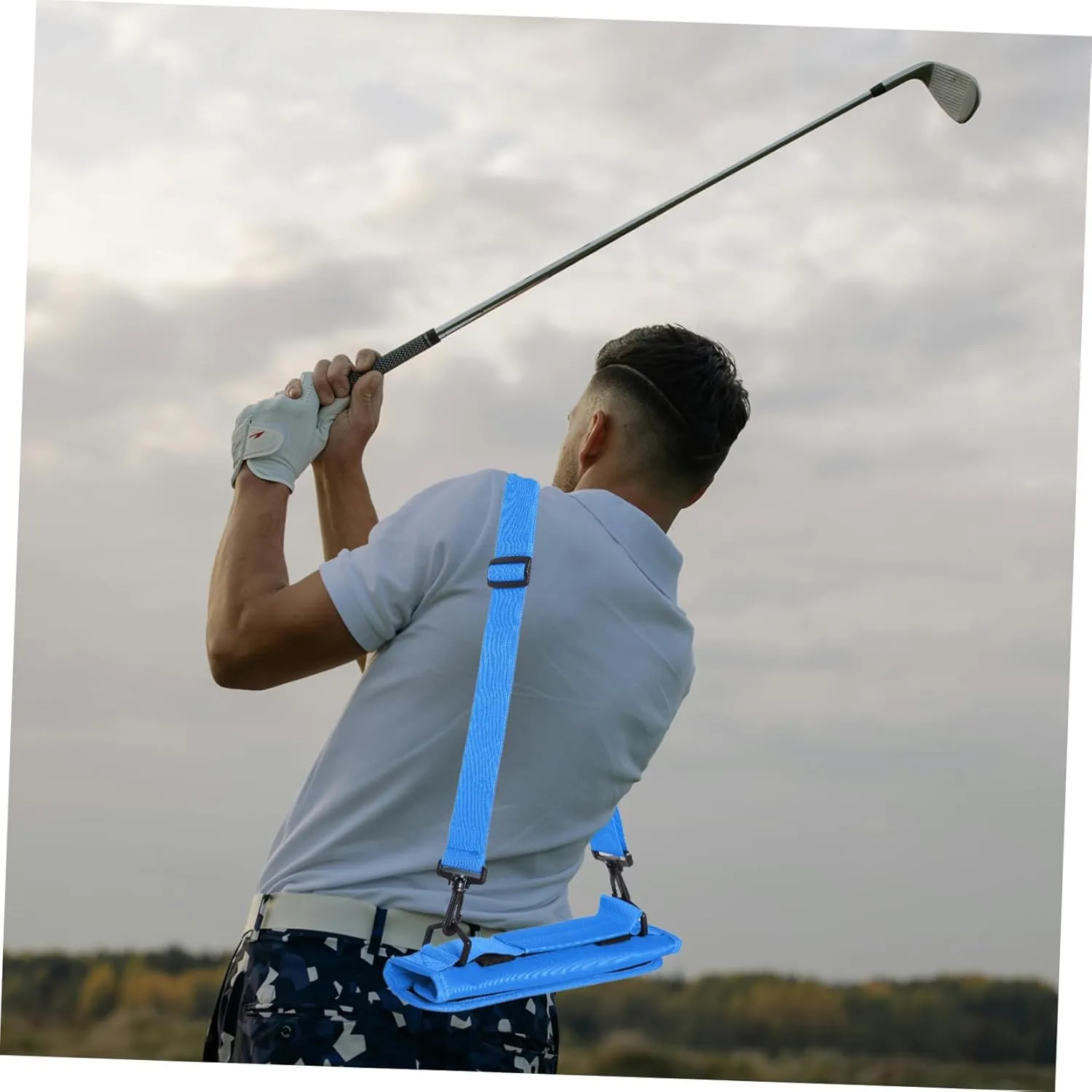 Yardwe Golf Club Bag Carry Shoulder Golf Bags Clubs Golf Ranges Bag Men Practice Strap for Lightweight Padded