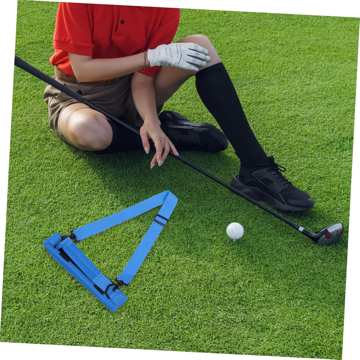 Yardwe Golf Club Bag Carry Shoulder Golf Bags Clubs Golf Ranges Bag Men Practice Strap for Lightweight Padded