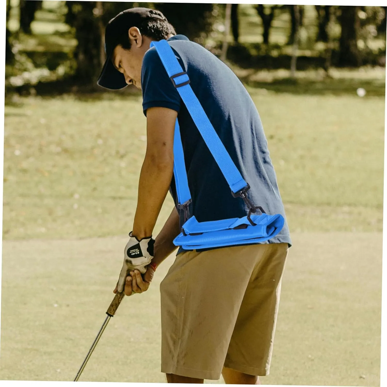 Yardwe Golf Club Bag Carry Shoulder Golf Bags Clubs Golf Ranges Bag Men Practice Strap for Lightweight Padded