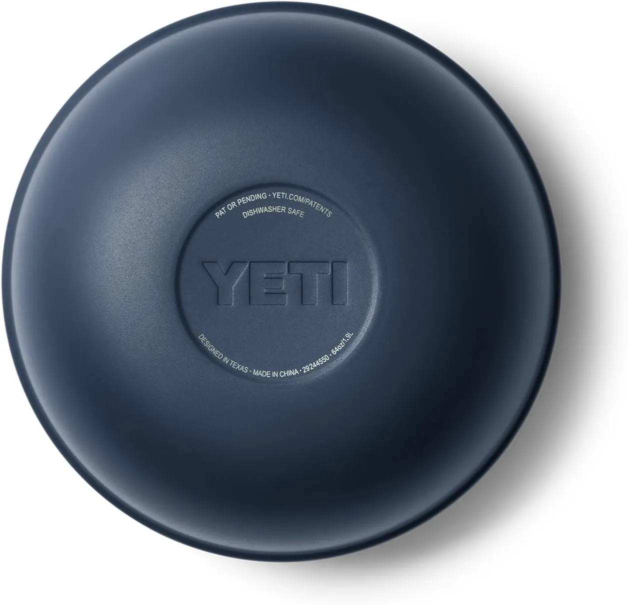 YETI Rambler Bowls, Vacuum Insulated, Stackable and Nestable Stainless Steel Bowl with Lid, 2 Quart, Navy