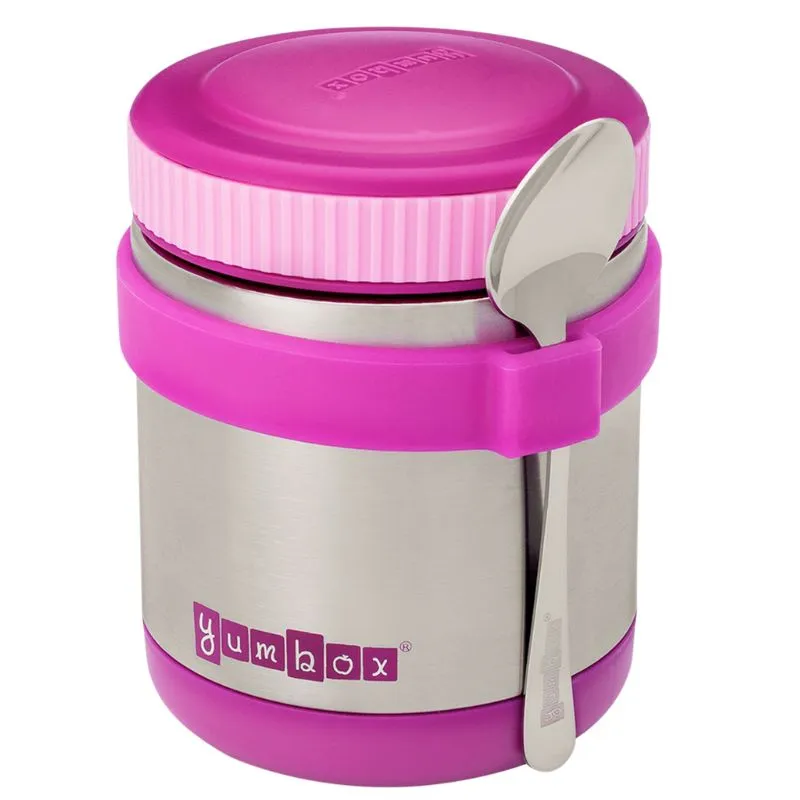 Yumbox Zuppa Stainless Steel Triple Wall Insulated Food Jar with Spoon 420ml
