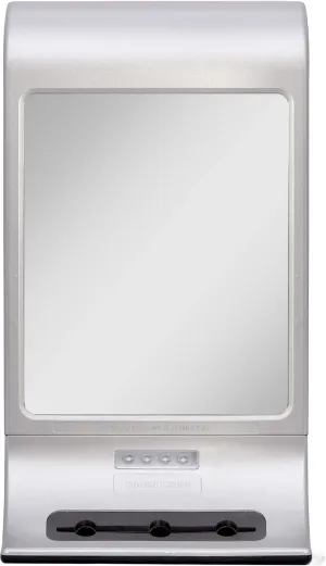 Zadro ZW20TS Z'fogless Water Mirror with Touch LED Light Panel Stainless Steel Like Finish