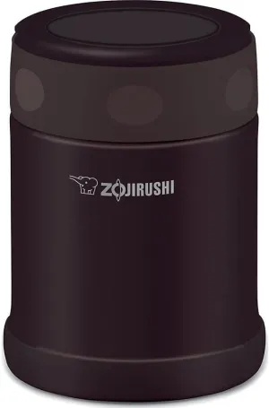 Zojirushi Stainless Steel Food Jar, Small Dark Brown
