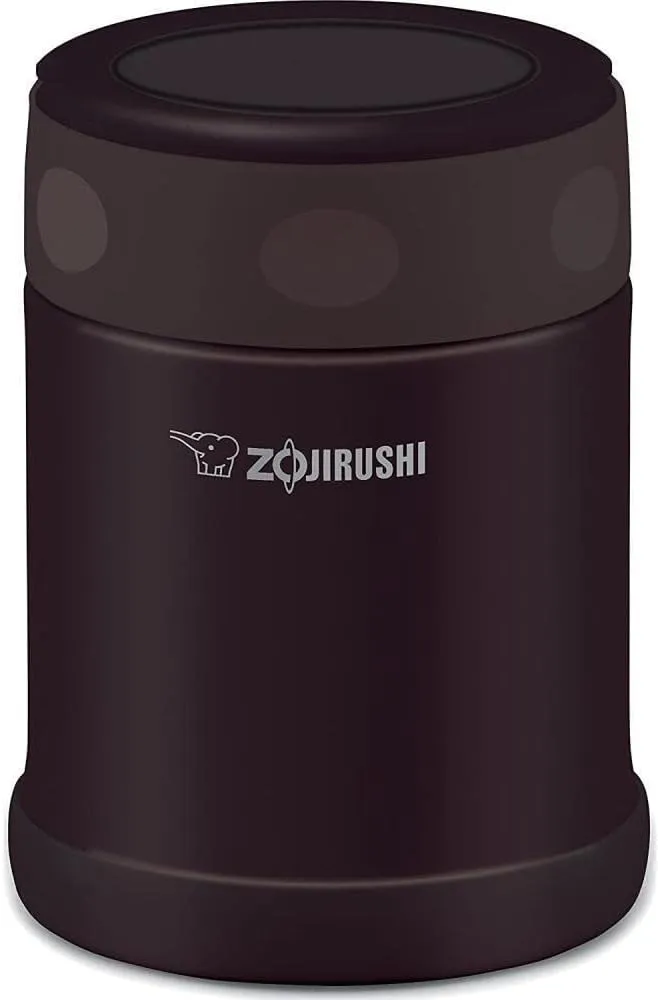 Zojirushi Stainless Steel Food Jar, Small Dark Brown