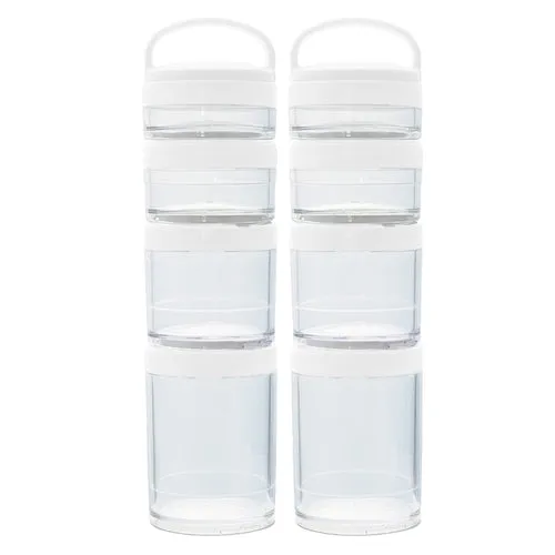 Zunammy Portable Stackable Food Leak Proof Storage Containers ( 2 Pack