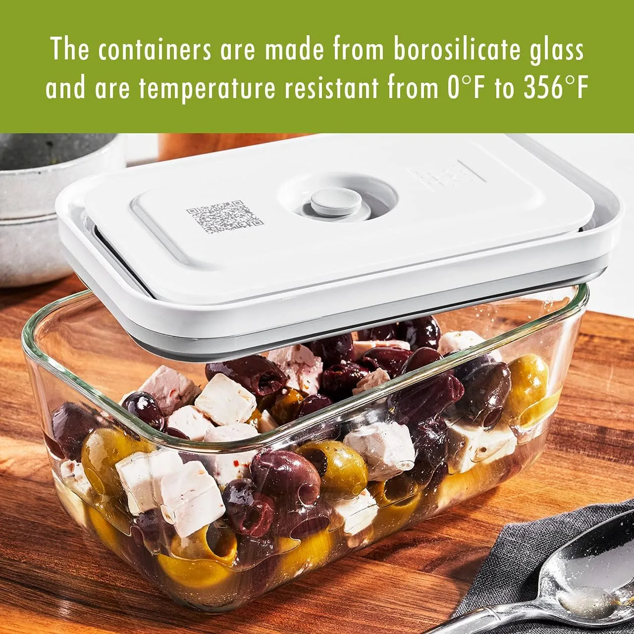 ZWILLING Fresh & Save 3-pc Glass Food Storage, Meal Prep Container, Assorted Sizes